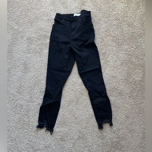 Abercrombie Curve Love super skinny black jeans